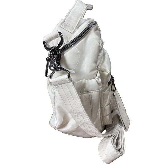 Lug Alpine Crossbody Women’s Bag with Adjust Strap and Multiple Zippered Beige - Picture 4 of 7